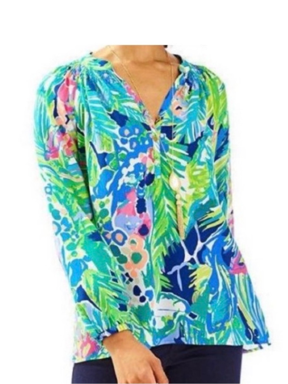 Lilly Pulitzer Elsa Silk Top
